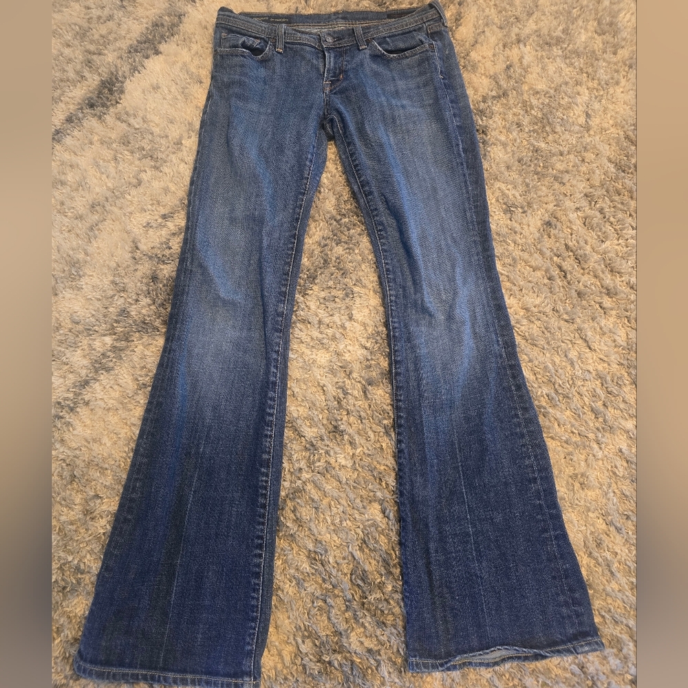 Citizens Of Humanity Low Waist Flare & Wide Leg Jeans Size 29